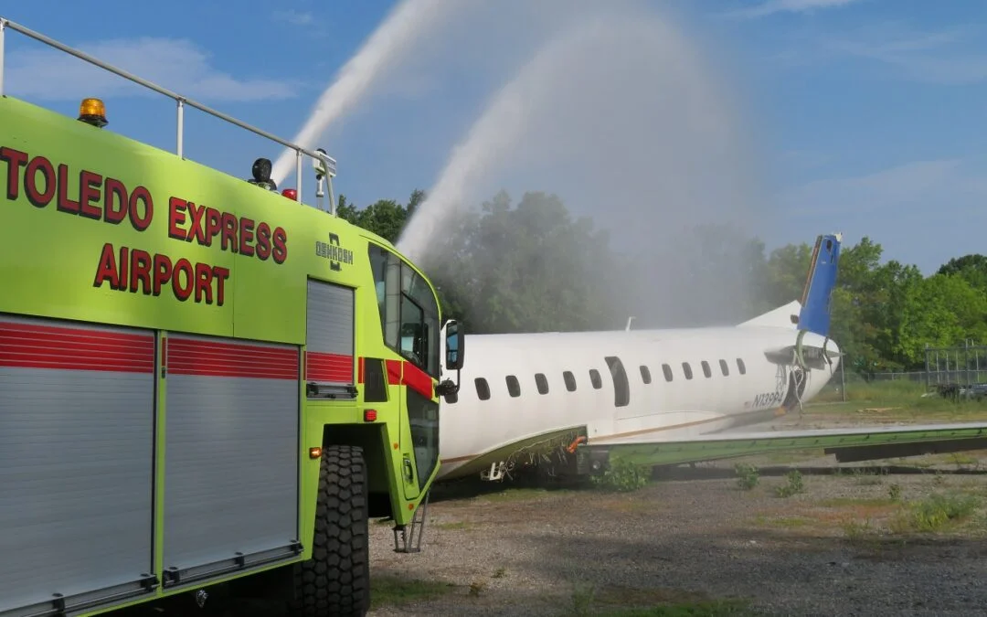 National Flight Services dona un avión a los bomberos de Toledo Express